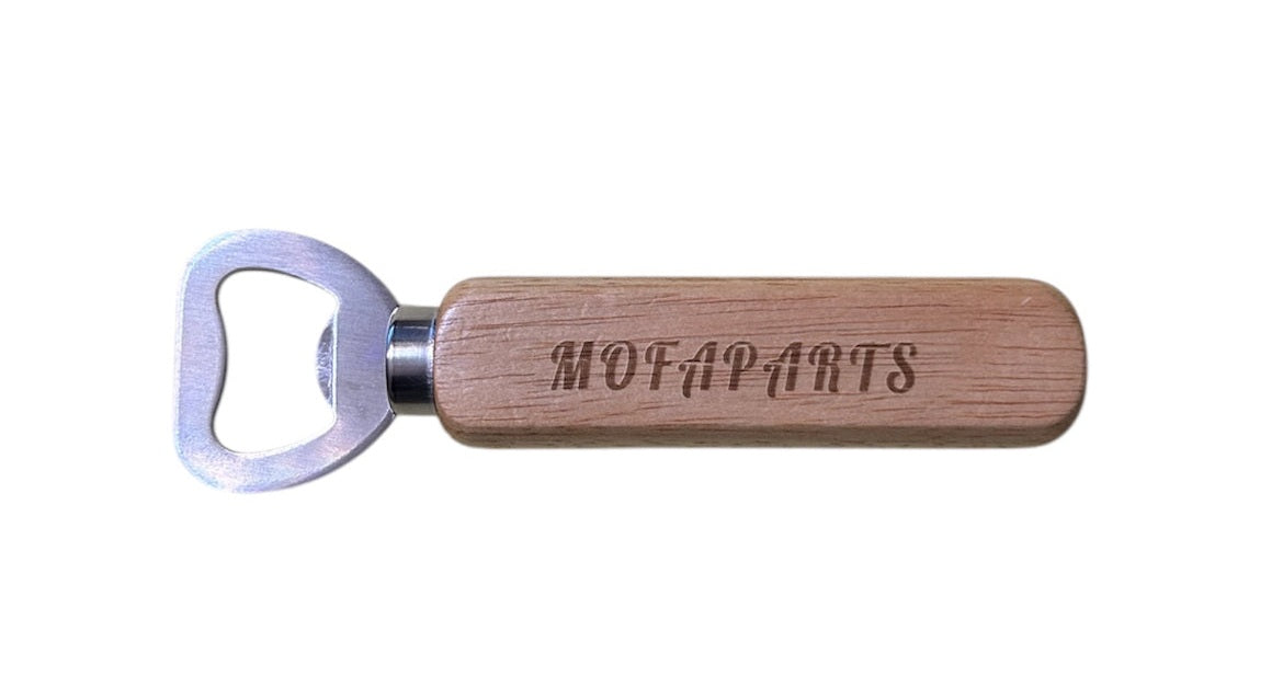 Flaschen Öffner Mofaparts Holz - Mofaparts