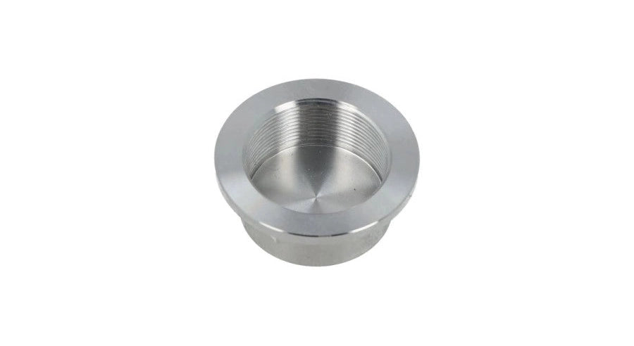 Lenkkopfmutter 26mm Puch CLAW Aluminium Silber mit Logo