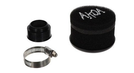 AKOA Schaumstoff Racingluftfilter gerade, Ø 35mm (Schwarz)