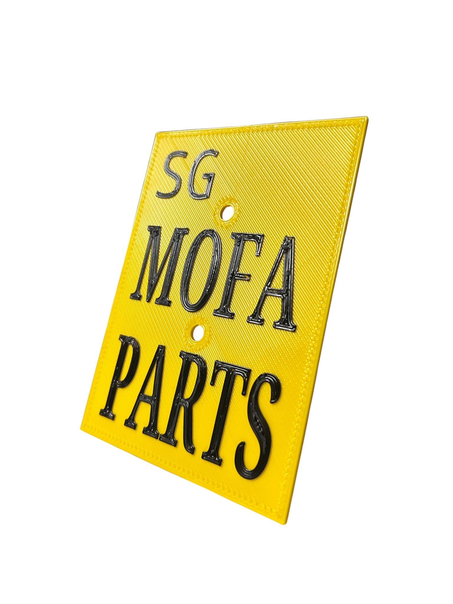 Mofaparts Nummernschild | SG