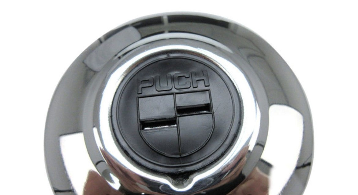 Puch Zündungsdeckel Chrom/Schwarz - Mofaparts