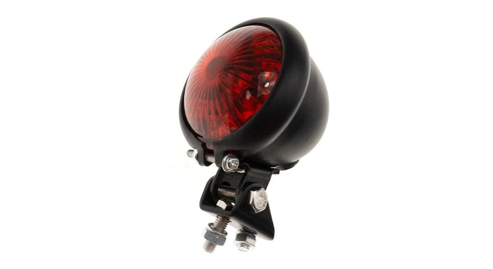 Rücklicht Puch Universal 12V LED klein Schwarz Rund