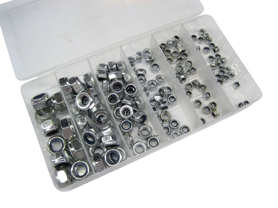 Stopmuttern Set 150-Teilig | Verzinkt