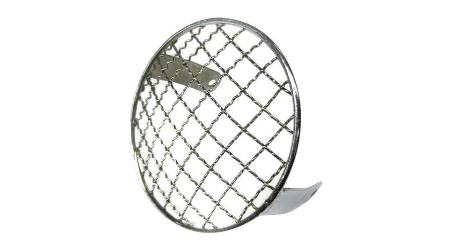Lampengitter Rund 130mm Chrom