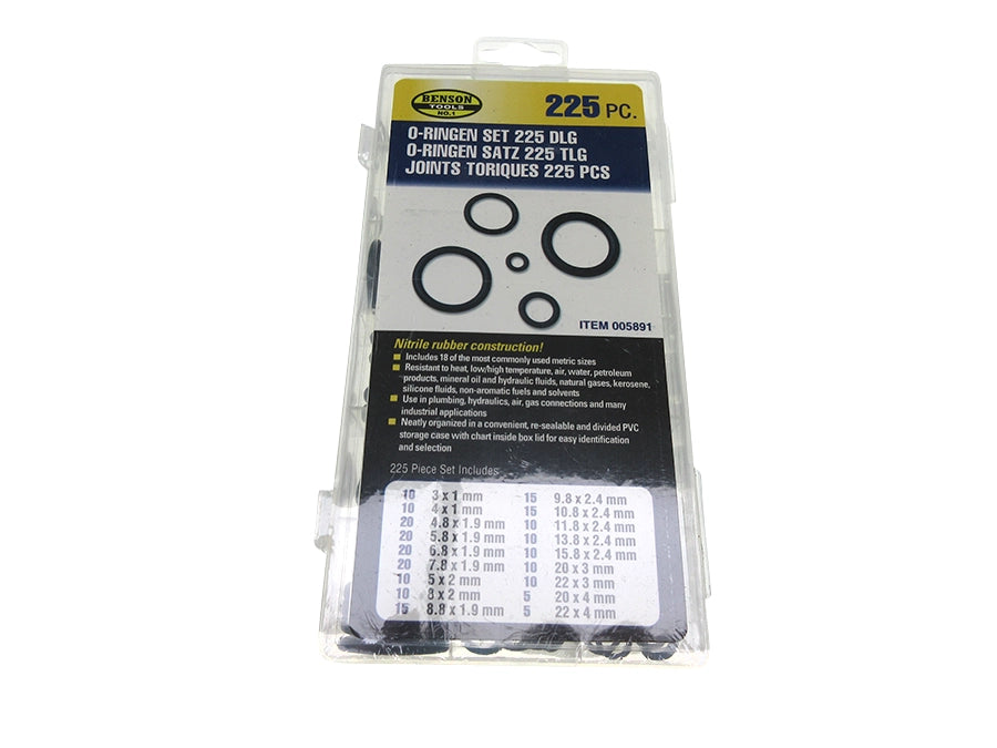 O-Ring Sortiment Satz 225-Teilig | BENSON