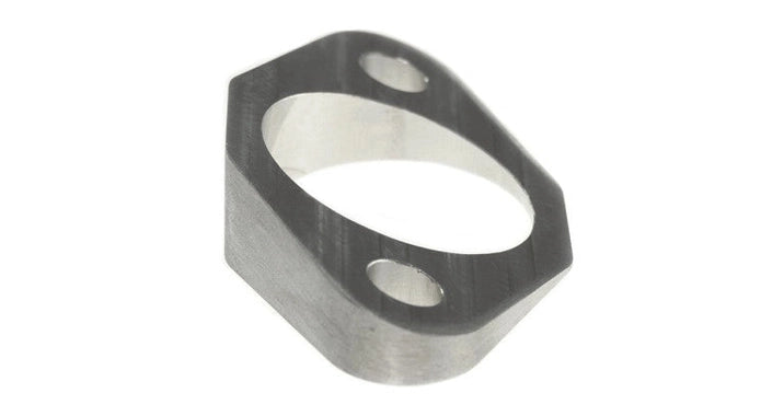Auspuff Spacer Distanzstück adapter gewinkeltem zu geradem Auspuff 27mm