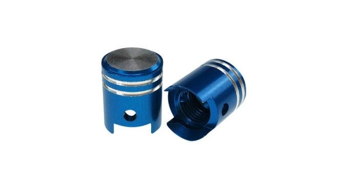 Ventilkappen Satz Kolben Blau