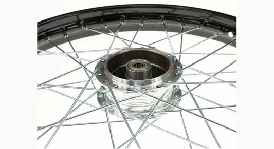 17 Zoll Speichenrad 17x1.40 Schwarz / Verzinkt Satz Puch Maxi S / N A-qualitat