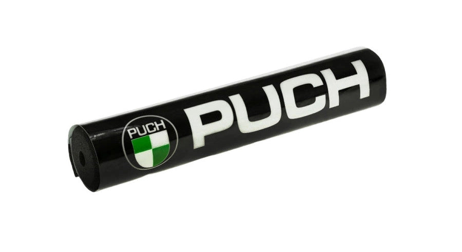 Lenkerschutz Schwarz mit Puch-Logo 245 mm - Mofaparts