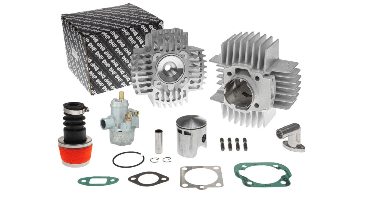 70ccm DMP NM Zylinderkit Aluminium 6Port & Bing 15mm | Puch Maxi, X30
