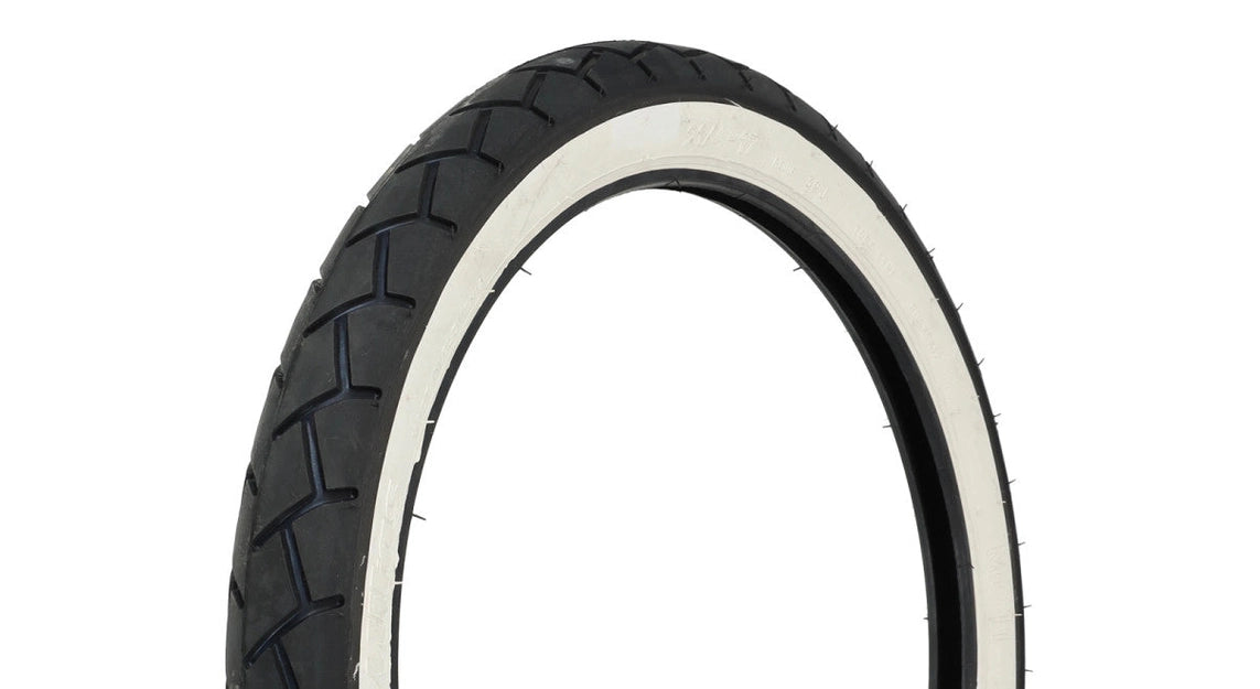 17 Zoll 2.25x17 Sava Mitas MC11 Reifen Semi slick Weisswand