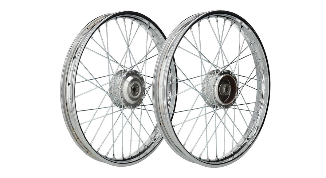 Speichenfelgen 17 Zoll | 17x1.40 |  Chrom Satz |  1A-qualitat | Puch Maxi S / N