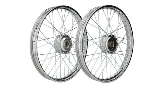 Speichenfelgen 17 Zoll | 17x1.40 |  Chrom Satz |  1A-qualitat | Puch Maxi S / N