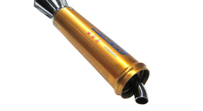 Biturbo Auspuff Gold/Chrom 25mm - Mofaparts