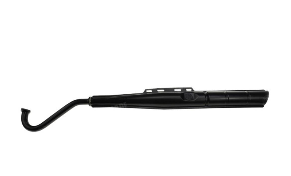 Auspuff Puch Maxi / E50 22mm Jamarcol Original Modell mit Puch Logo 2-Teilig schwarz - Mofaparts