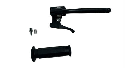 Bremsarmatur links mit Dekompressionshebel und Griffgummi für Piaggio Boxer, Bravo, Ciao, SI -1988