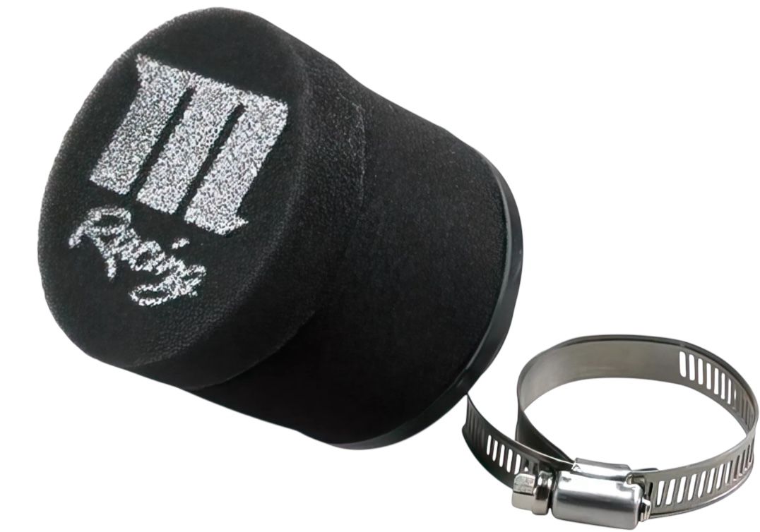 Luftfilter Racing universal | D= 46mm Schwarz - Mofaparts