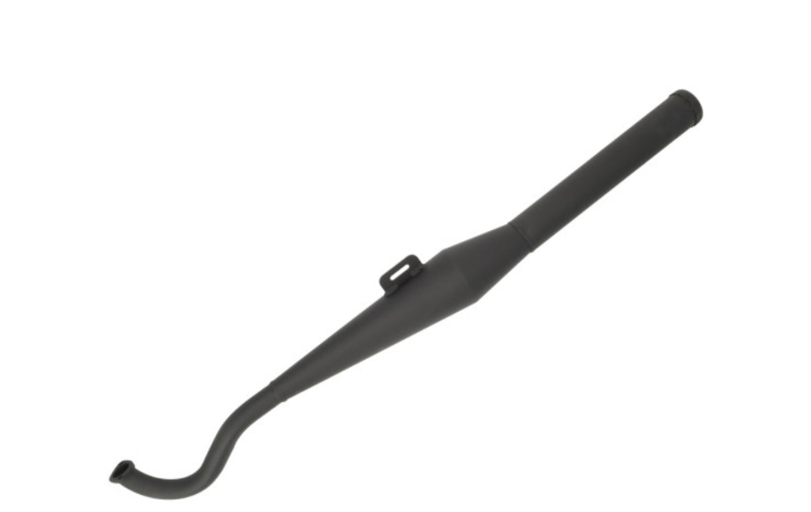 Auspuff Puch Maxi / E50 28mm Homoet P4 Schwarz (neue Version) - Mofaparts