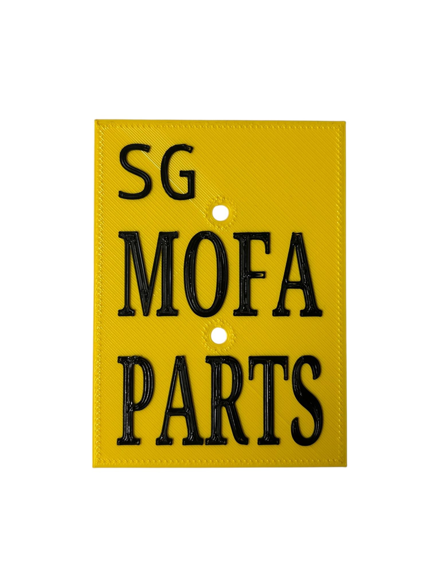 Mofaparts Nummernschild | SG