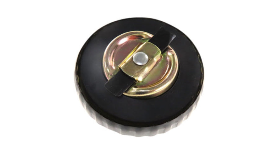 Tankdeckel 30mm mit Puch Logo Puch Maxi Schwarz - Mofaparts