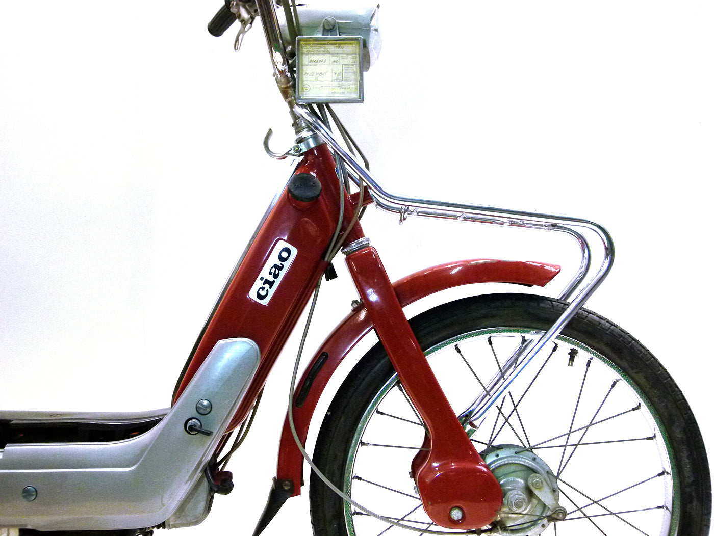 Gepäckträger Chrom Piaggio Ciao vorne