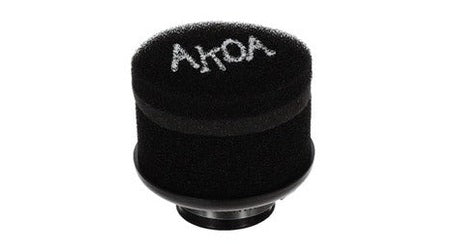 AKOA Schaumstoff Racingluftfilter gerade, Ø 35mm (Schwarz)