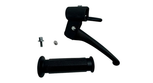 Bremsarmatur links mit Dekompressionshebel und Griffgummi für Piaggio Boxer, Bravo, Ciao, SI -1988