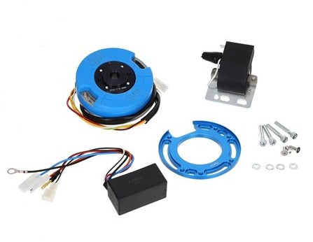 Innenrotorzündung AKOA-RACING V1, mit 12V Licht 55W und Drehzahlbegrenzer, Puch / Sachs / Zündapp