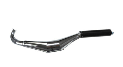 Auspuff Puch Maxi / E50 28mm Simonini Chrom Carbon Dämpfer - Mofaparts