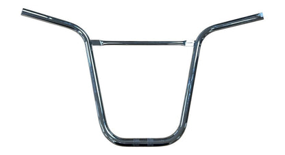 Lenker Gabelplatte 35 cm geschwungen mit Strebe Chrom