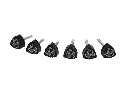 Seitenverkleidungsschrauben Fast Arrow CNC – Schwarz (6 Stück)