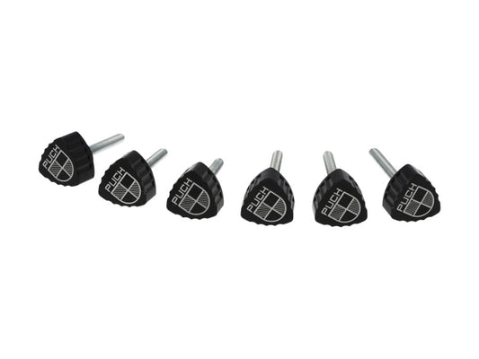 Seitenverkleidungsschrauben Fast Arrow CNC – Schwarz (6 Stück)