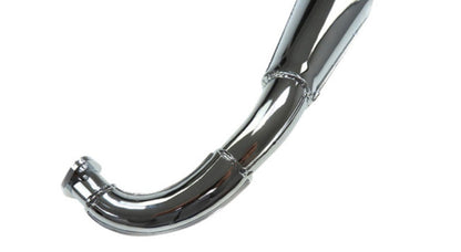 Auspuff Puch Maxi / E50 28mm Simonini Chrom Carbon Dämpfer - Mofaparts