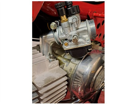 Ansaugstutzen Akoa Puch X30 / Maxi Vergaser PHBG l CP (eckiger Einlass)