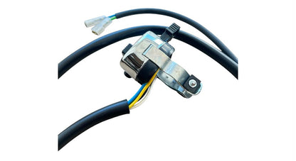Schaltereinheit Lenker verchromt 3 Funktionen universal mit Kabel
