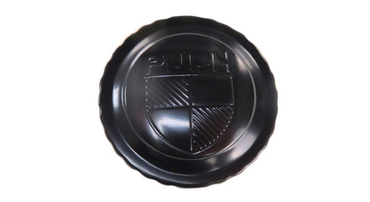 Tankdeckel 30mm mit Puch Logo Puch Maxi Schwarz - Mofaparts