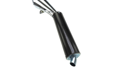 Auspuff Puch Maxi / E50 28mm Simonini Chrom Carbon Dämpfer - Mofaparts