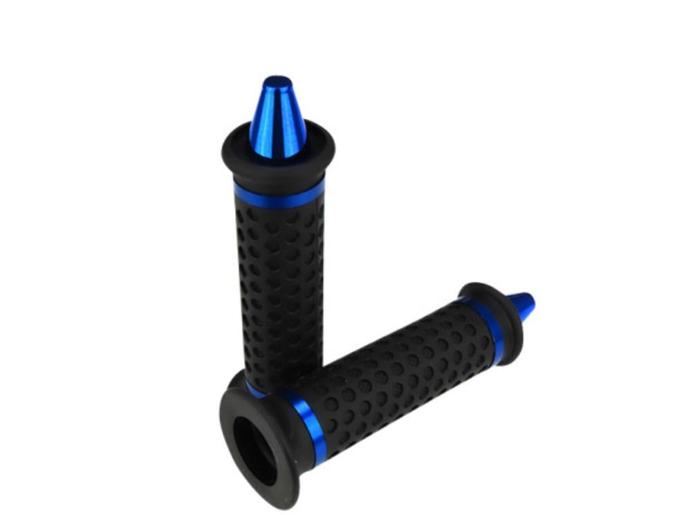 Griffsatz Lenkergriffe Spike Blau 24mm / 22mm - Mofaparts