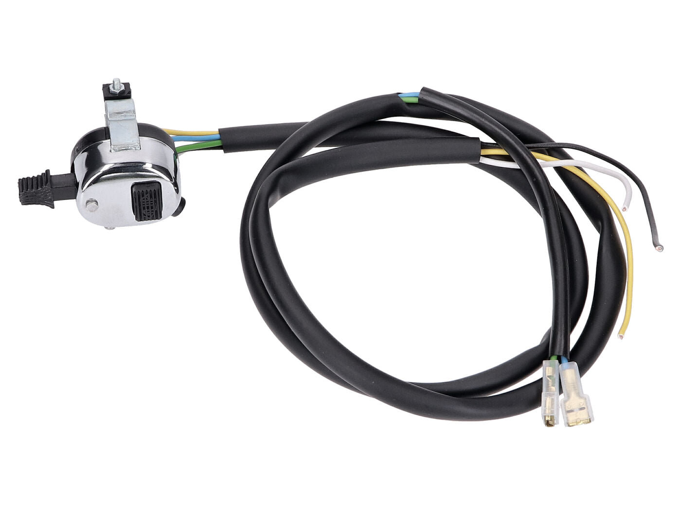Schaltereinheit Lenker verchromt 3 Funktionen universal mit Kabel