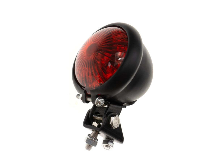 Rücklicht Puch Universal 12V LED klein Schwarz Rund