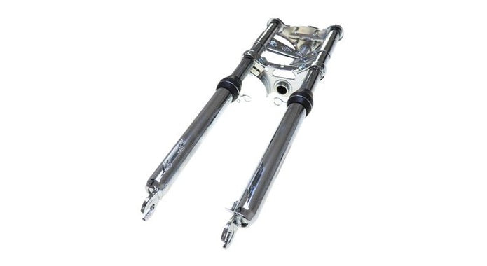Gabel Puch Maxi EBR Kurz 56cm Chrom - Mofaparts