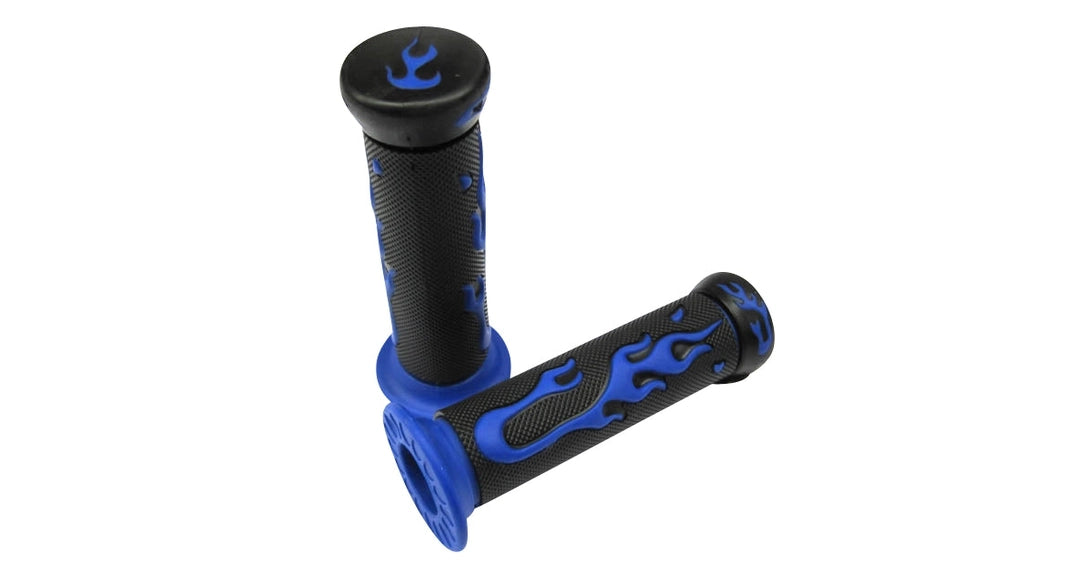 Griffsatz Lenkergriffe Flame Blau 24mm / 22mm