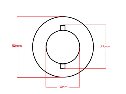 Tankdeckel Abschliessbar Chrom 30mm | Puch Maxi