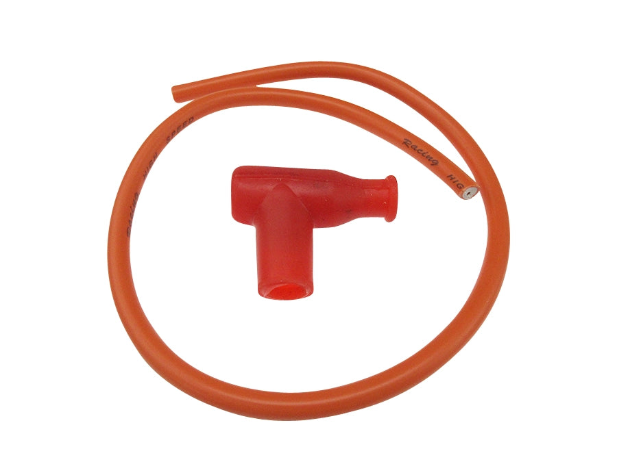 Zündkerzenkabel 7mm Elec mit Zündkerzenstecker 5K Ohm Rot