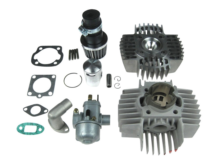 50ccm DMP NM Zylinderkit Aluminium 6Port & Bing 15mm | Puch Maxi, X30