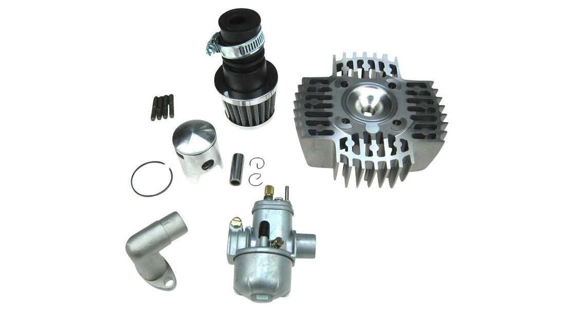 50ccm DMP NM Zylinderkit Aluminium 6Port & Bing 15mm | Puch Maxi, X30