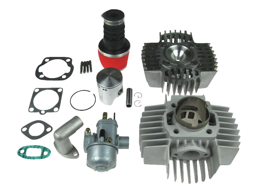 70ccm DMP NM Zylinderkit Aluminium 6Port & Bing 15mm | Puch Maxi, X30