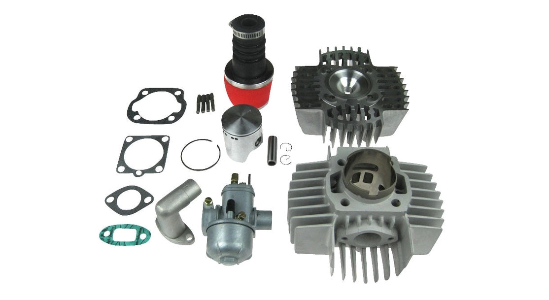 70ccm DMP NM Zylinderkit Aluminium 6Port & Bing 15mm | Puch Maxi, X30