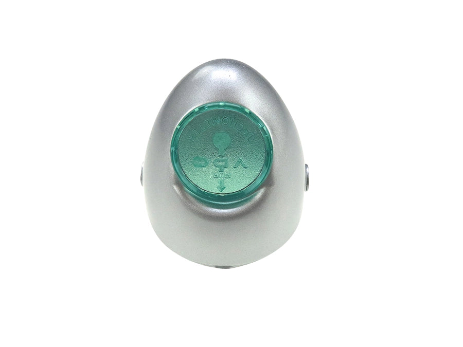 Scheinwerfer Eierlampe 102mm Gehäuse Silbergrau Nachbau