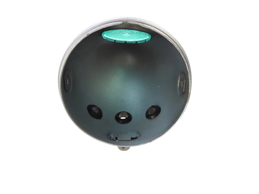 Scheinwerfer Eierlampe 102mm Gehäuse Silbergrau Nachbau